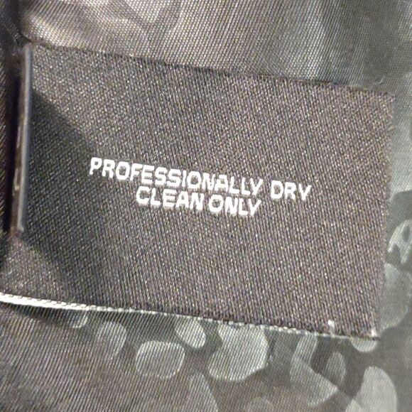 Guess Women's Sz S Classic Black Jacket double-breasted wool blend - Picture 8 of 12